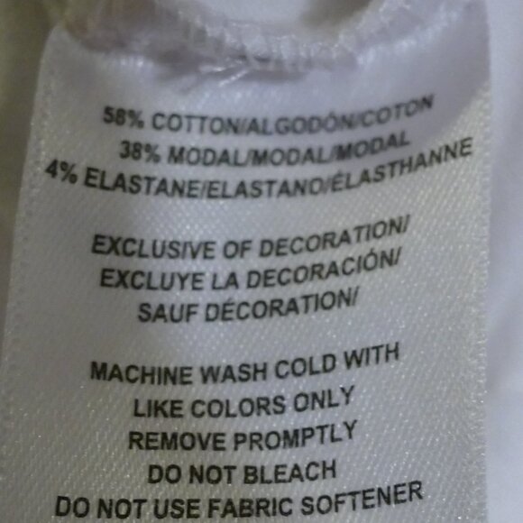 Tommy Hilfiger Sport Cropped White Logo T-Shirt - Picture 6 of 8